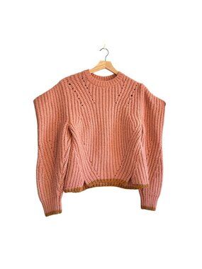 Ulla Johnson Lorena Pullover Rosewood Baby Alpaca Sweater NWT S AW22